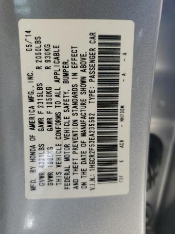 VIN 1HGCR2F53EA235562 2014 Honda Accord, Sport no.12