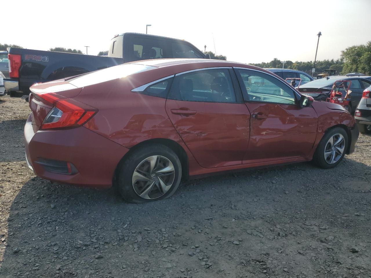 Lot #2825462061 2019 HONDA CIVIC LX