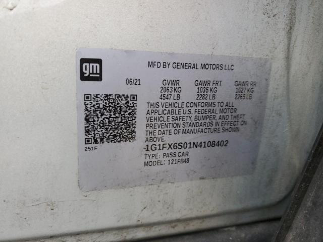 VIN 1G1FX6S01N4108402 2022 Chevrolet Bolt, 2LT no.12