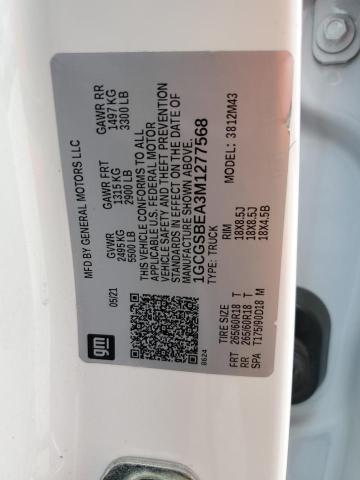 2021 CHEVROLET COLORADO - 1GCGSBEA3M1277568