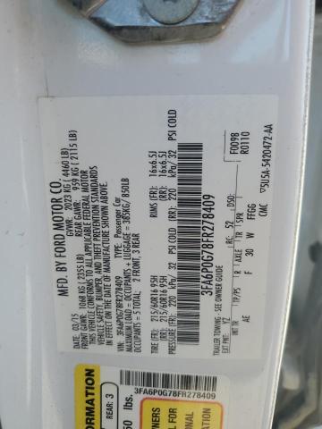 2015 FORD FUSION S - 3FA6P0G78FR278409