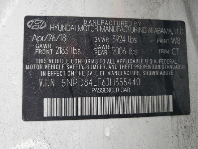 2018 HYUNDAI ELANTRA SE - 5NPD84LF6JH355440