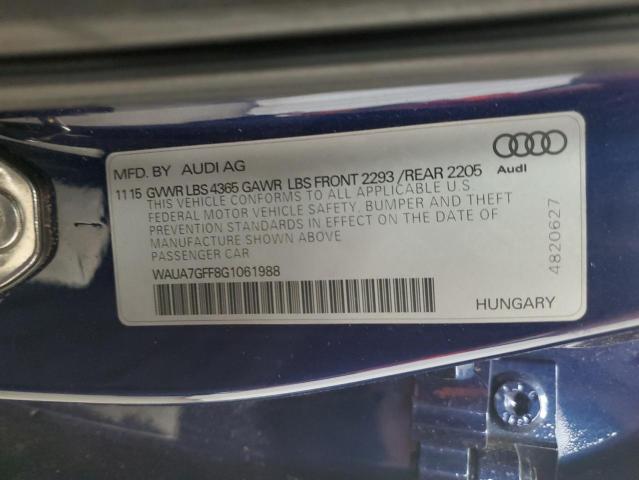 VIN WAUA7GFF8G1061988 2016 Audi A3, Premium no.12