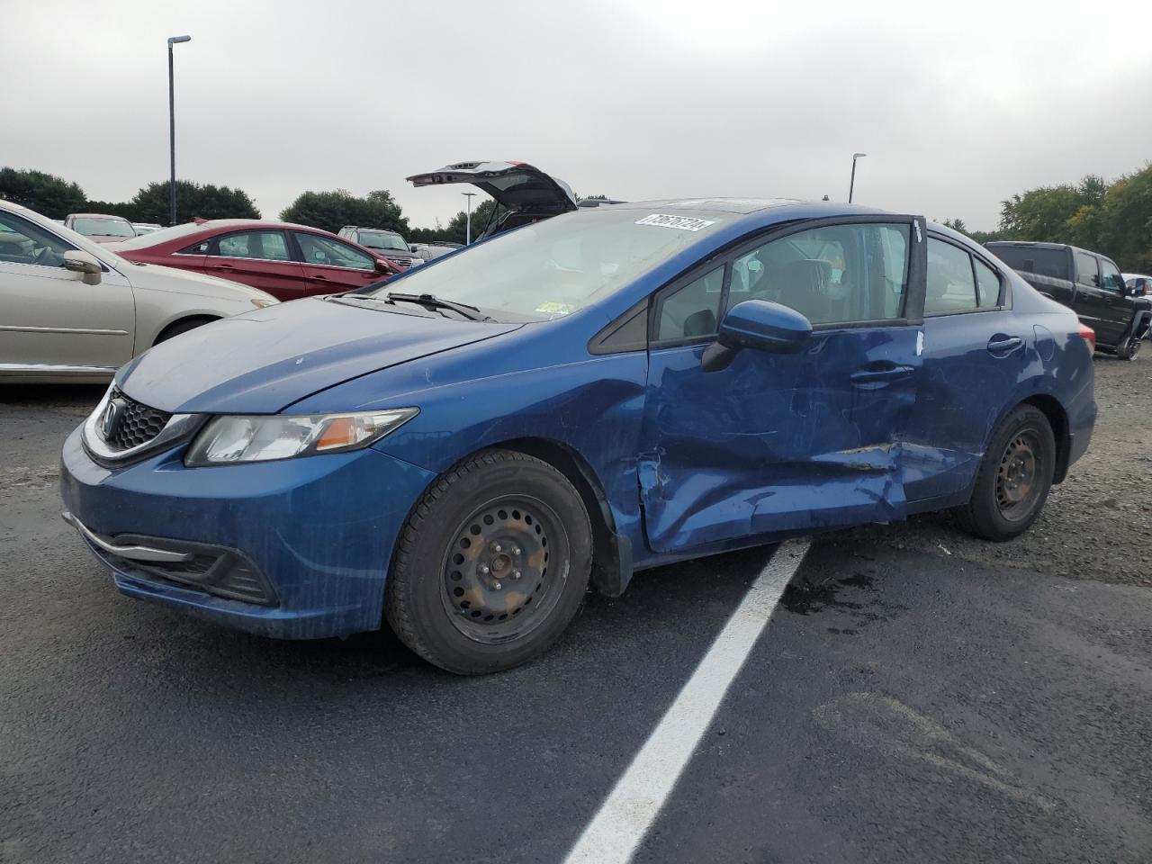 Lot #2869249155 2015 HONDA CIVIC LX