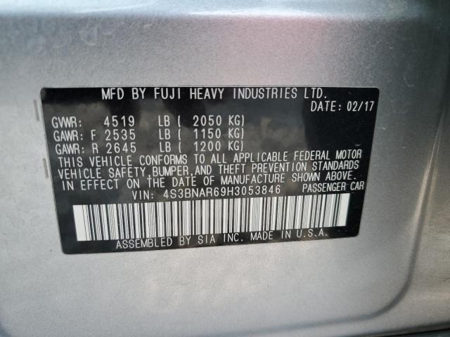 2017 SUBARU LEGACY SPO 4S3BNAR69H3053846