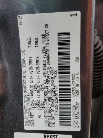 2016 TOYOTA TUNDRA DOU - 5TFUW5F12GX507173
