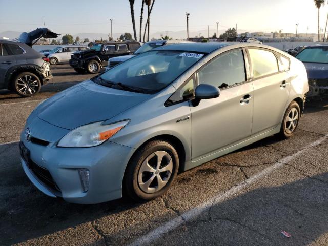 TOYOTA PRIUS 2015 teal  hybrid engine JTDKN3DU0F1896473 photo #1