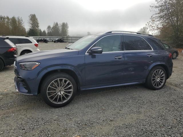 MERCEDES-BENZ GLE 450E 4 2024 blue  hybrid engine 4JGFB4GB4RB018338 photo #1