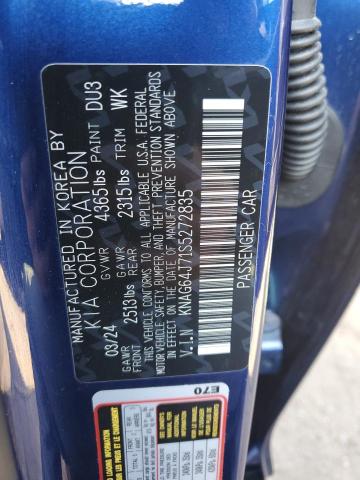 2025 KIA K5 GT LINE - KNAG64J71S5272835