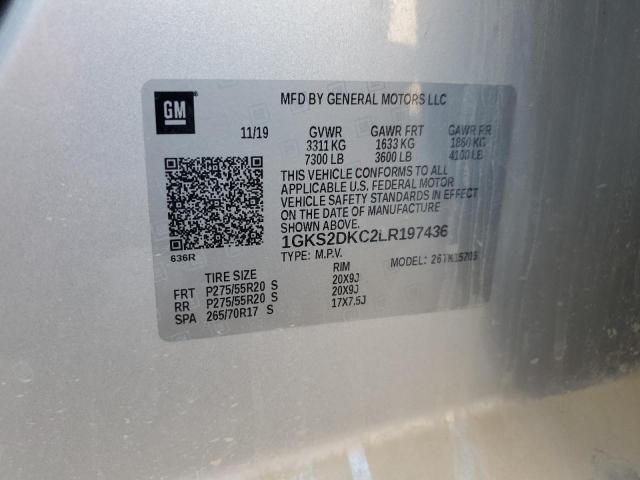 2020 GMC YUKON SLT - 1GKS2DKC2LR197436