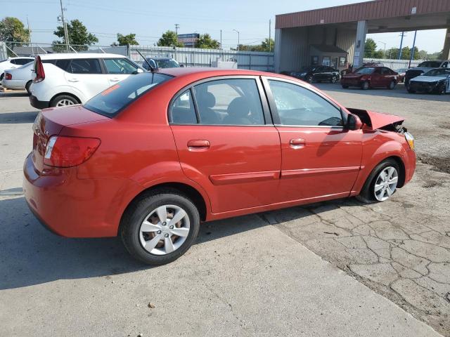 KIA RIO LX 2010 red  gas KNADH4A30A6601298 photo #4