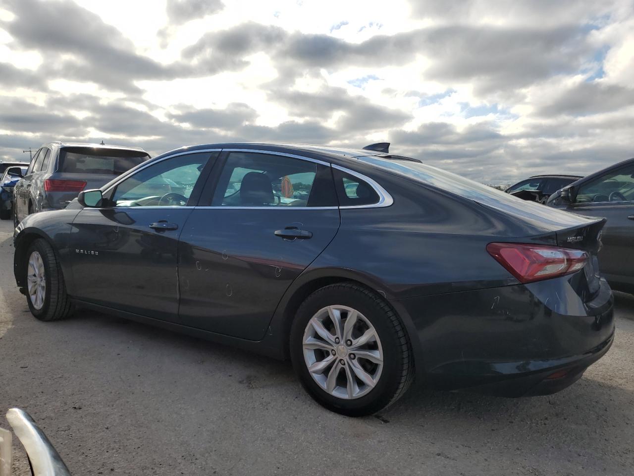 CHEVROLET MALIBU LT 2020 black  gas 1G1ZD5ST8LF056987 photo #3