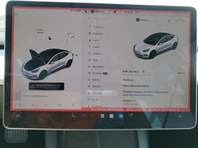 VIN 5YJ3E1EAXMF066035 2021 TESLA MODEL 3 no.9