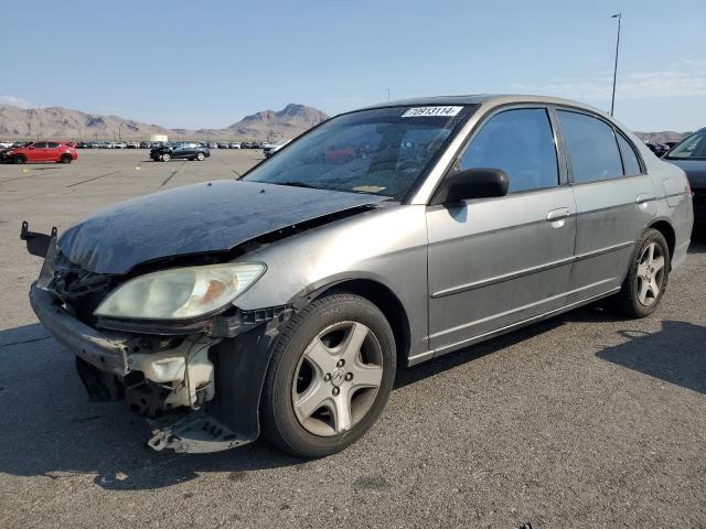 HONDA CIVIC EX 2005 gray  gas 1HGES26755L011745 photo #1