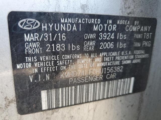 2017 HYUNDAI ELANTRA SE - KMHD74LF0HU156382