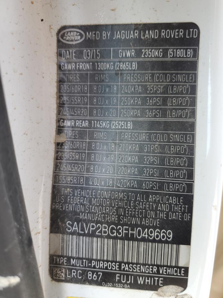 LAND ROVER RANGE ROVER PURE PLUS