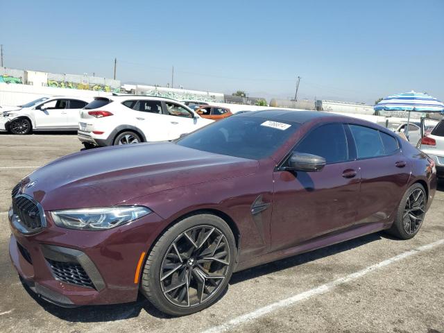 BMW M8 2020 burgundy  gas WBSGV0C01LBT81631 photo #1