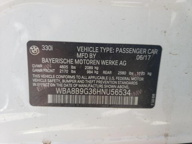 2017 BMW 330 I - WBA8B9G36HNU56534