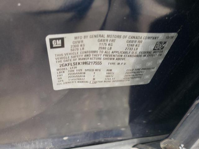 2017 GMC TERRAIN SL - 2GKFLSEK1H6217555