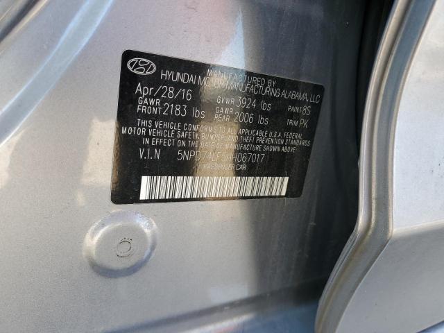 2017 HYUNDAI ELANTRA SE - 5NPD74LF5HH067017