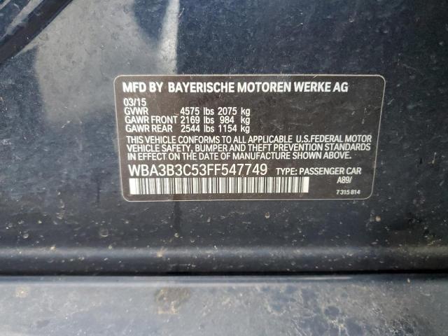2015 BMW 328 XI - WBA3B3C53FF547749