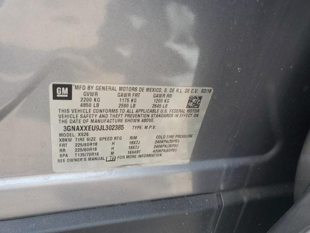 2018 CHEVROLET EQUINOX PR - 3GNAXXEU9JL302385