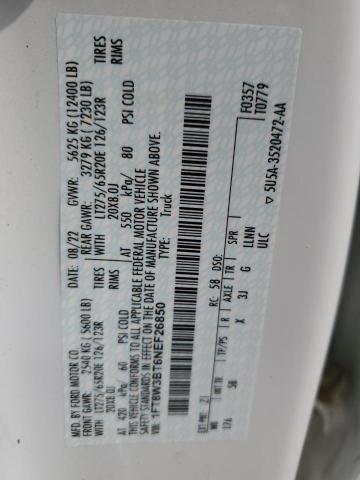 2022 FORD F350 SUPER - 1FT8W3BT6NEF26850