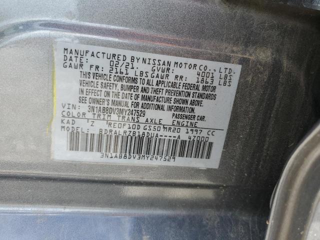 2021 NISSAN SENTRA SR - 3N1AB8DV3MY247529