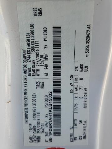 2019 FORD RANGER XL - 1FDER1AH1KLB15032