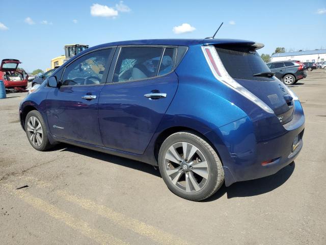 NISSAN LEAF S 2017 blue  electric 1N4BZ0CP8HC305639 photo #3