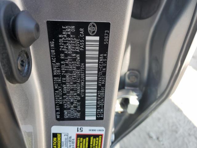 2018 TOYOTA CAMRY L - 4T1B11HK3JU677504