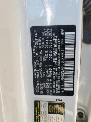 2018 HYUNDAI SANTA FE S - KM8SNDHF6JU276019