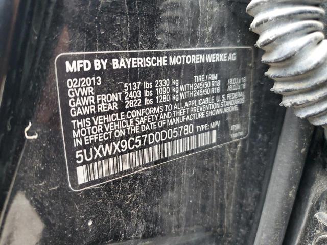 VIN 5UXWX9C57D0D05780 2013 BMW X3, Xdrive28I no.13