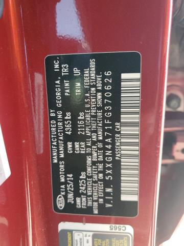 2015 KIA OPTIMA EX - 5XXGN4A71FG370626
