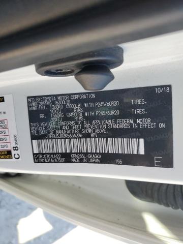 2019 TOYOTA 4RUNNER SR - JTEBU5JR3K5636226