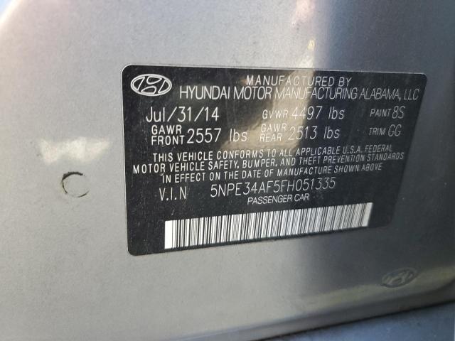 2015 HYUNDAI SONATA SPO - 5NPE34AF5FH051335