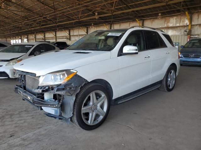 MERCEDES-BENZ ML 350 4MA 2015 white  gas 4JGDA5HB4FA514949 photo #1