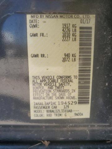 2017 NISSAN ALTIMA 2.5 - 1N4AL3AP1HC194529