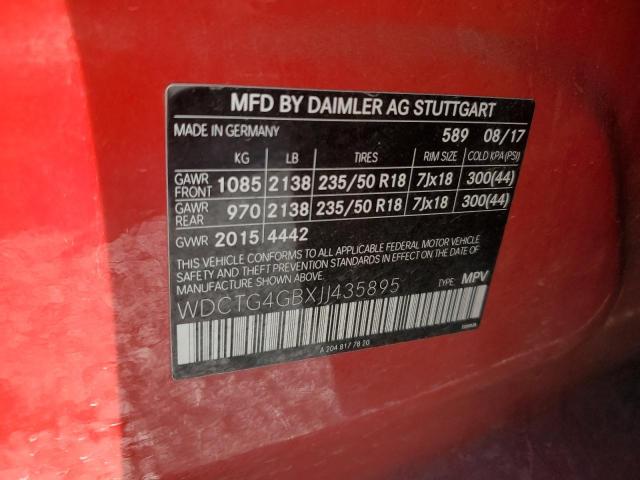 2018 MERCEDES-BENZ GLA 250 4M - WDCTG4GBXJJ435895