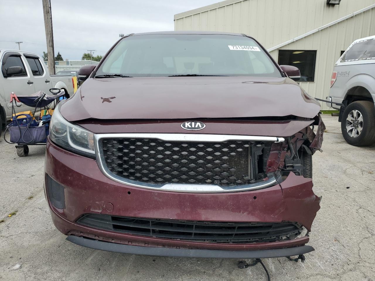 Lot #2930748760 2017 KIA SEDONA LX