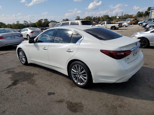 INFINITI Q50 LUXE 2022 white  gas JN1EV7BR7NM342351 photo #3