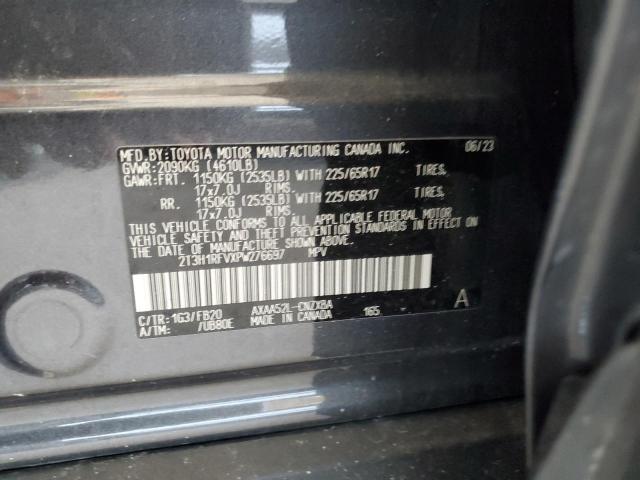 VIN 2T3H1RFVXPW276697 2023 Toyota RAV4, LE no.14