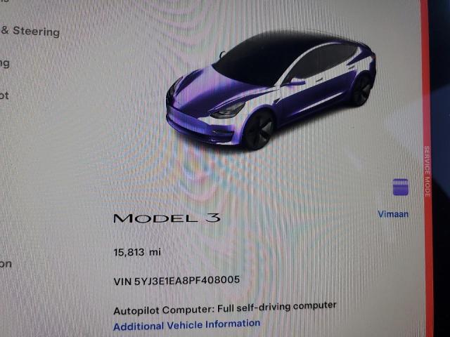 2023 TESLA MODEL 3 - 5YJ3E1EA8PF408005