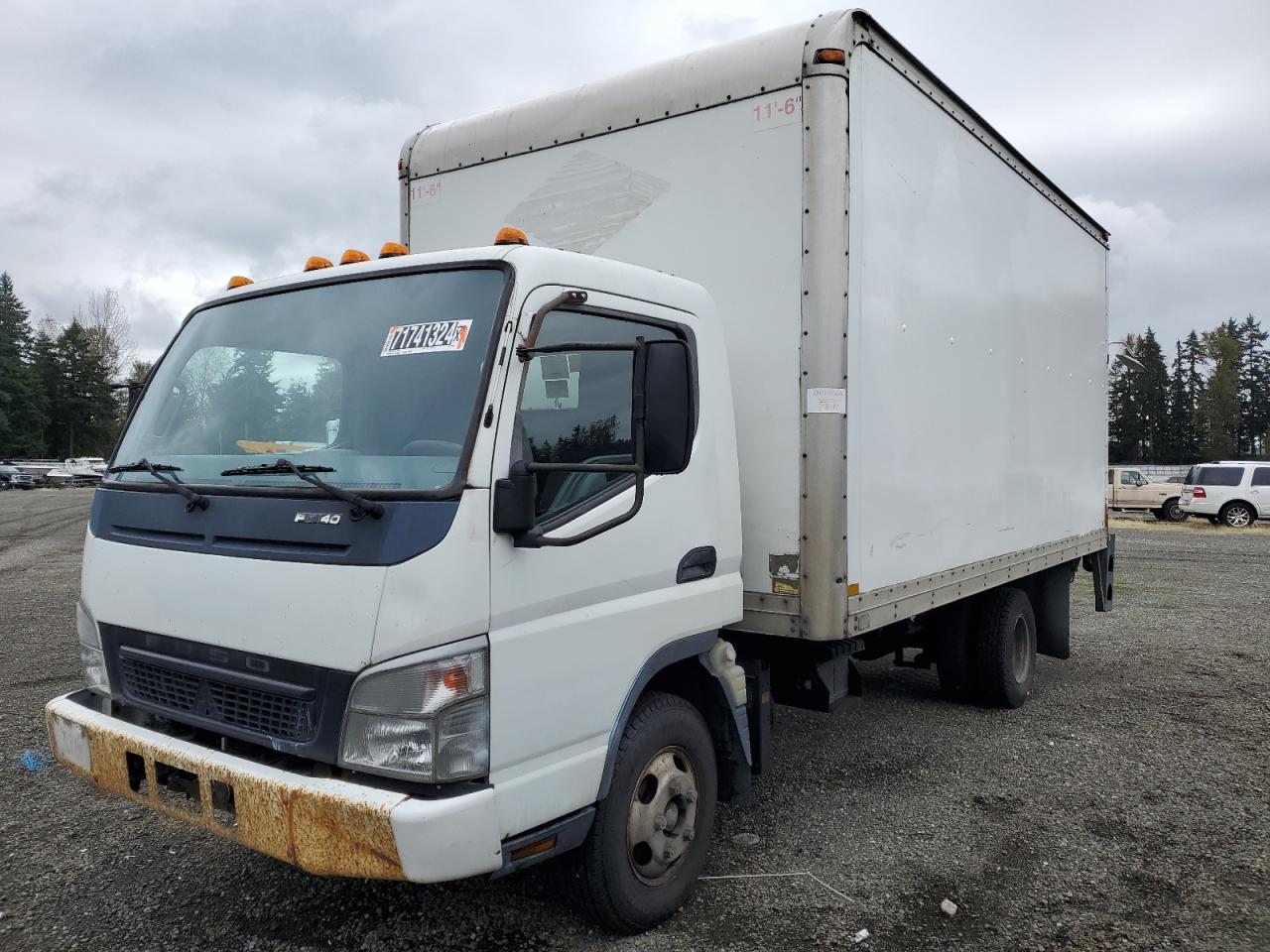 MITSUBISHI FE 84D 2007 white  diesel JL6BBG1S07K021061 photo #1