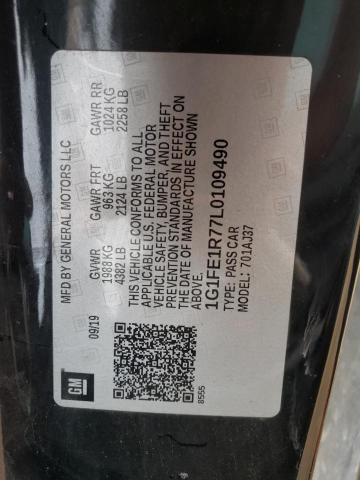 2020 CHEVROLET CAMARO LZ - 1G1FE1R77L0109490