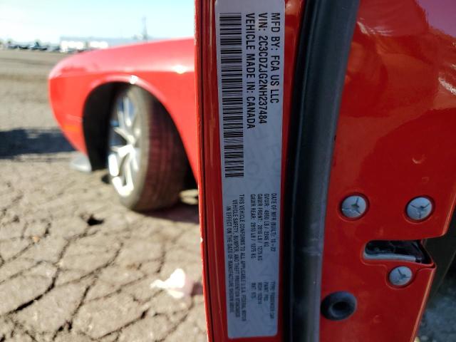 2022 DODGE CHALLENGER - 2C3CDZJG2NH237484