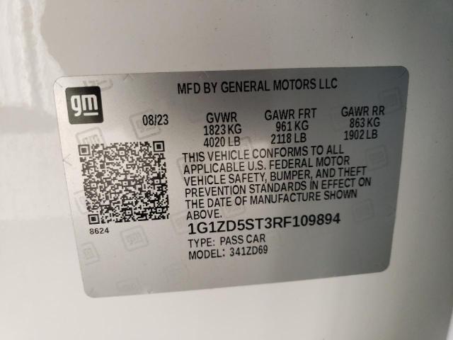 2024 CHEVROLET MALIBU LT - 1G1ZD5ST3RF109894
