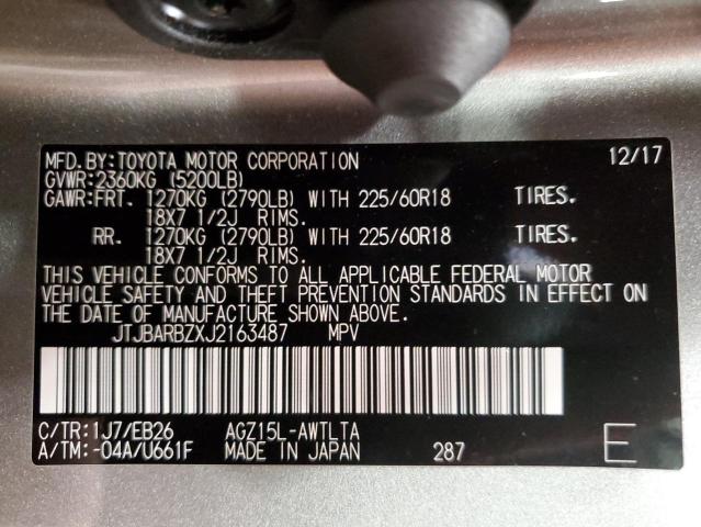 VIN JTJBARBZXJ2163487 2018 Lexus NX, 300 Base no.14