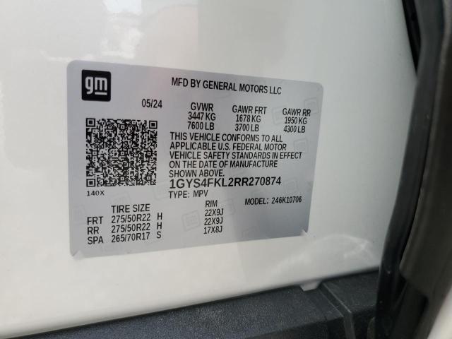 2024 CADILLAC ESCALADE S - 1GYS4FKL2RR270874