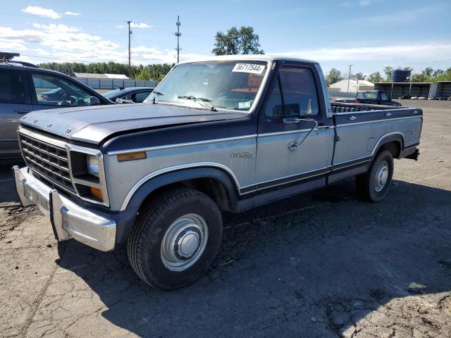 FORD F250 1981 blue  gas 1FTHF25E1BRA38305 photo #1